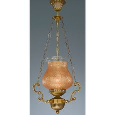 Светильник с стеклянными плафонами янтарного цвета Paderno Luce L.717/1.40