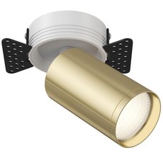 Точечный светильник с арматурой белого цвета, плафонами золотого цвета Maytoni C058CL-1WG