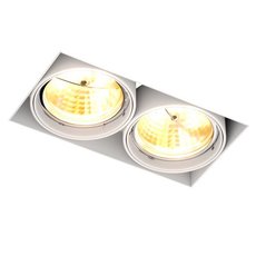Точечный светильник с арматурой белого цвета, металлическими плафонами ZUMALINE 94364-WH