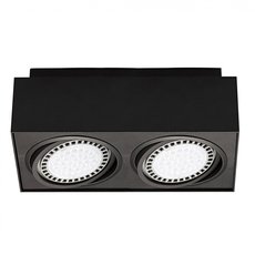 Точечный светильник с металлическими плафонами чёрного цвета ZUMALINE 20075-BK