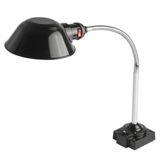 Настольная лампа с металлическими плафонами чёрного цвета Faro Barcelona 50121