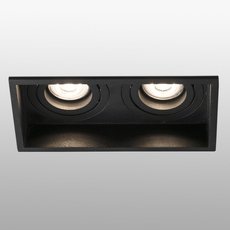 Точечный светильник с плафонами чёрного цвета Faro Barcelona 40127