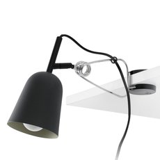 Настольная лампа с арматурой чёрного цвета, металлическими плафонами Faro Barcelona 51133