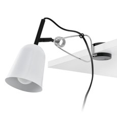 Настольная лампа с арматурой чёрного цвета, металлическими плафонами Faro Barcelona 51135