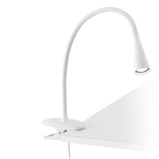 Настольная лампа с арматурой белого цвета, пластиковыми плафонами Faro Barcelona 52059