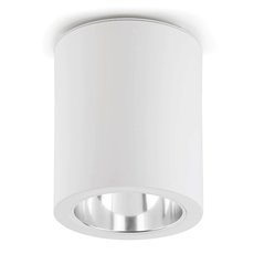 Точечный светильник с арматурой белого цвета, металлическими плафонами Faro Barcelona 63124