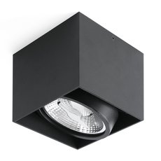 Точечный светильник с арматурой чёрного цвета, плафонами чёрного цвета Faro Barcelona 63275