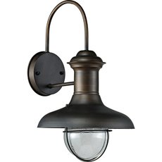 Светильник для уличного освещения с арматурой коричневого цвета, плафонами прозрачного цвета Faro Barcelona 71140