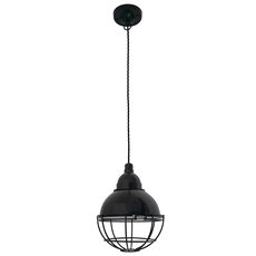 Светильник с арматурой чёрного цвета, плафонами чёрного цвета Faro Barcelona 62802