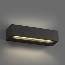 Светильник для уличного освещения с арматурой чёрного цвета, плафонами чёрного цвета Faro Barcelona 71901