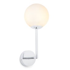Светильник для ванной комнаты с арматурой хрома цвета, плафонами белого цвета Faro Barcelona 63504