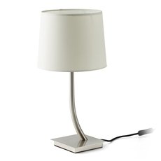 Настольная лампа с арматурой никеля цвета, плафонами белого цвета Faro Barcelona 29684-04