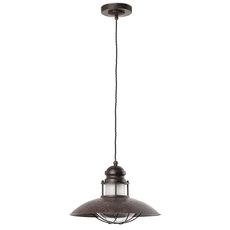 Светильник с арматурой коричневого цвета, металлическими плафонами Faro Barcelona 66204