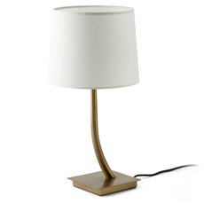 Настольная лампа с арматурой бронзы цвета, плафонами белого цвета Faro Barcelona 29685-04