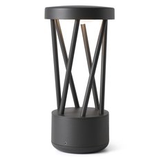 Светильник для уличного освещения с арматурой чёрного цвета, плафонами чёрного цвета Faro Barcelona 71286
