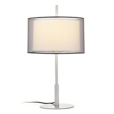 Настольная лампа с арматурой никеля цвета, плафонами белого цвета Faro Barcelona 68545