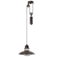 Светильник с арматурой коричневого цвета, металлическими плафонами Faro Barcelona 66205