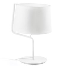 Настольная лампа с арматурой белого цвета, плафонами белого цвета Faro Barcelona 29332