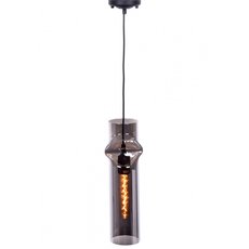 Светильник с стеклянными плафонами тонированного цвета LUMINA DECO LDP 1174-1 GY