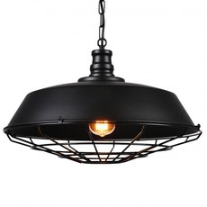 Светильник с арматурой чёрного цвета, металлическими плафонами LUMINA DECO LDP 6862-450 BK