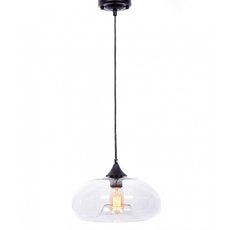 Светильник с арматурой чёрного цвета, плафонами прозрачного цвета LUMINA DECO LDP 6810 PR