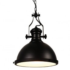 Светильник с плафонами чёрного цвета LUMINA DECO LDP 6863-3 BK+WT