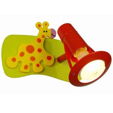 Детский светильник с металлическими плафонами красного цвета Citilux CL602511