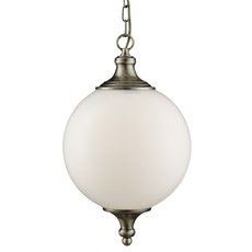 Светильник с стеклянными плафонами белого цвета Arte Lamp A3051SP-1AB