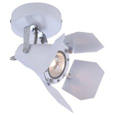 Спот с металлическими плафонами белого цвета Arte Lamp A3092AP-1WH