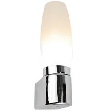 Светильник для ванной комнаты с арматурой хрома цвета, стеклянными плафонами Arte Lamp A1209AP-1CC