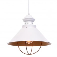 Светильник с арматурой белого цвета, металлическими плафонами LUMINA DECO LDP 7930-1 WT
