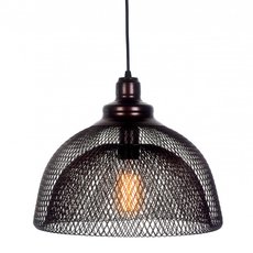 Светильник с арматурой коричневого цвета, металлическими плафонами LUMINA DECO 010-M-BROWN