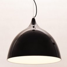 Светильник с металлическими плафонами чёрного цвета LUMINA DECO 7520-1 BK GL