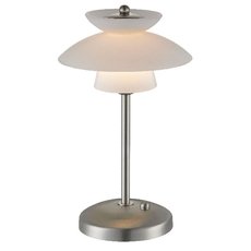 Настольная лампа с плафонами белого цвета Halo Design 708192