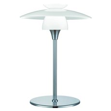 Настольная лампа с арматурой хрома цвета, стеклянными плафонами Halo Design 733675