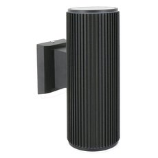 Светильник для уличного освещения с арматурой чёрного цвета, металлическими плафонами Favourite 2858-2W