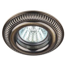 Точечный светильник с арматурой бронзы цвета, плафонами бронзы цвета ЭРА KL51 SB