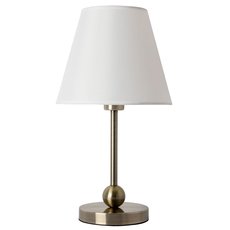 Настольная лампа с текстильными плафонами белого цвета Arte Lamp A2581LT-1AB