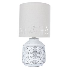 Настольная лампа с текстильными плафонами Arte Lamp A4007LT-1WH
