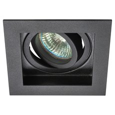 Точечный светильник с металлическими плафонами чёрного цвета AM Group AM165 BK