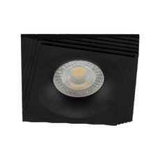 Точечный светильник с арматурой чёрного цвета, металлическими плафонами AM Group AM339 BK