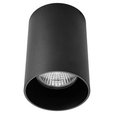 Точечный светильник с арматурой чёрного цвета, металлическими плафонами AM Group AM162 BK