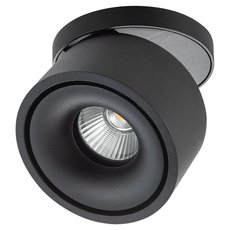 Точечный светильник с арматурой чёрного цвета, металлическими плафонами AM Group AM310-13,5 BK 3000K