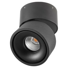 Точечный светильник с арматурой чёрного цвета, металлическими плафонами AM Group AM160 BK