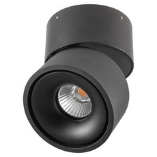 Точечный светильник с металлическими плафонами чёрного цвета AM Group AM160 BK 3000K