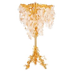 Настольная лампа с арматурой золотого цвета, плафонами белого цвета AM Group EDEN TL5