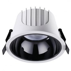 Точечный светильник с арматурой белого цвета, металлическими плафонами Novotech 358699