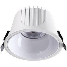 Точечный светильник с арматурой белого цвета, металлическими плафонами Novotech 358702