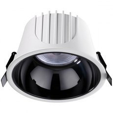 Точечный светильник с арматурой белого цвета, металлическими плафонами Novotech 358703