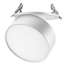 Точечный светильник с арматурой белого цвета, металлическими плафонами Novotech 358752